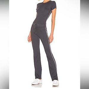 Brand New Monrow Rib Fitted Tee Jumpsuit